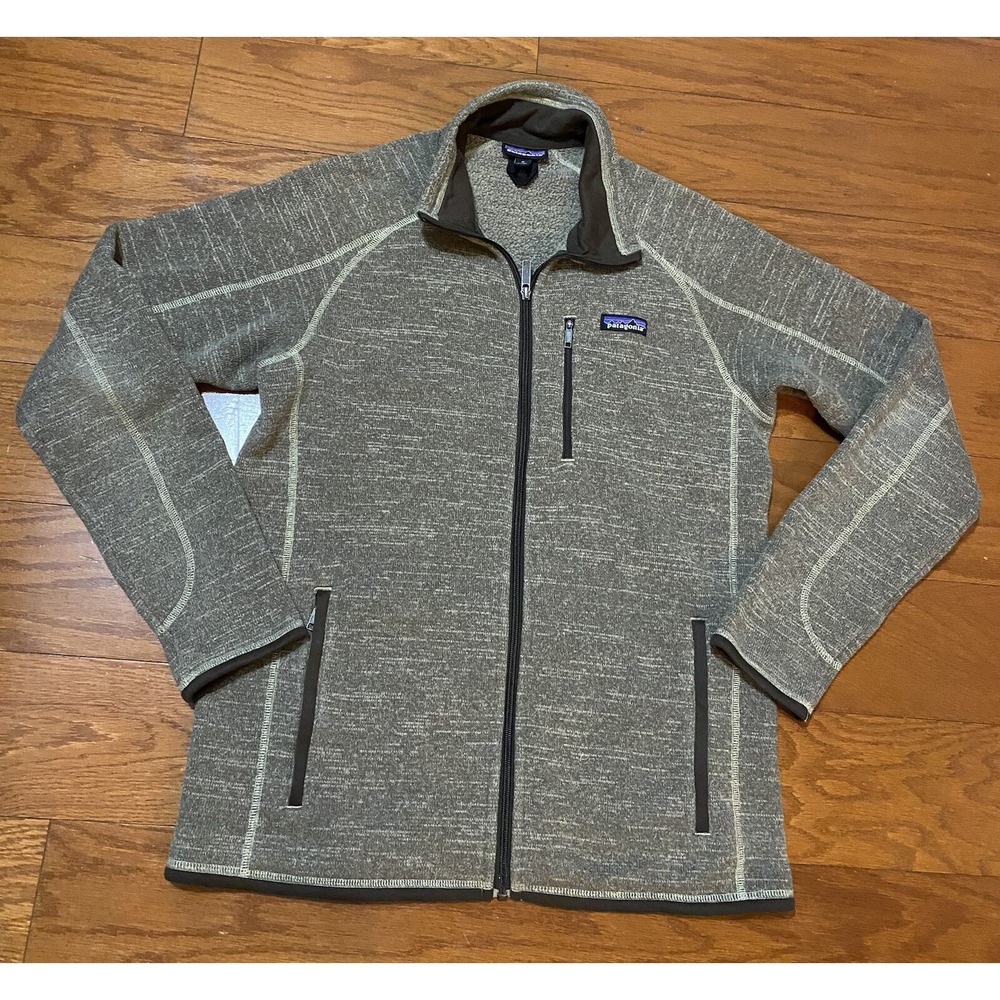 Patagonia Better Sweater 1/4 Zip Mens Medium Gray Pull Over‎ Outdoor